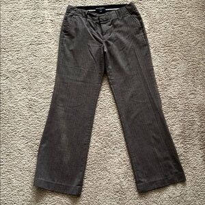 Banana Republic Gray Dress Pants Straight-Leg Classic